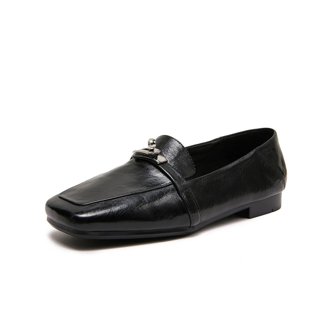 Bellagio Leather Square Pumps