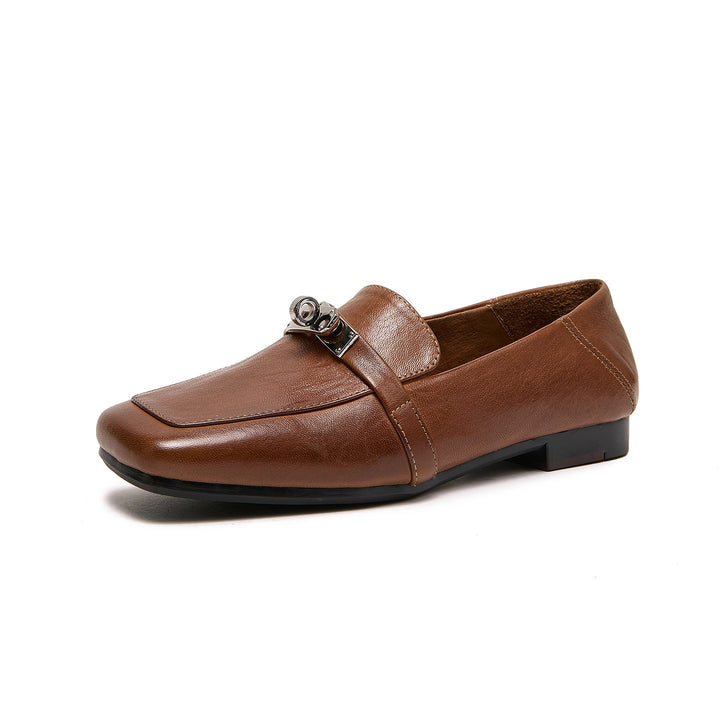 Bellagio Leather Square Pumps