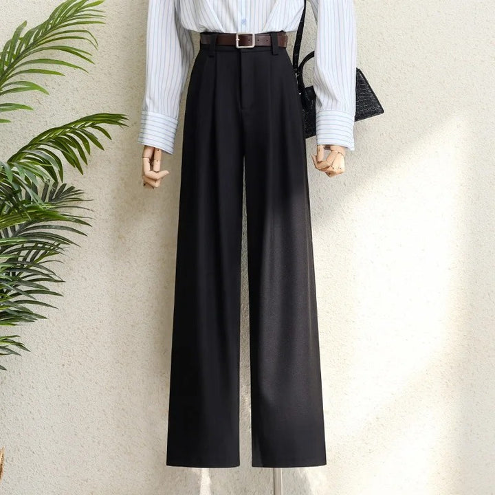 Bellagio Wide Leg Trousers - Onyx Black