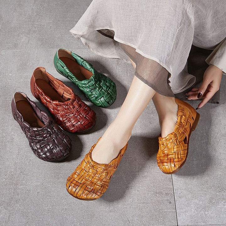 Bellucchi Woven Leather Sandals