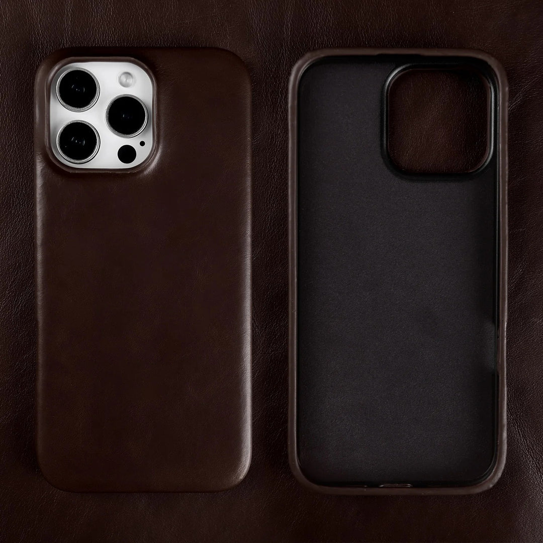 Bergamo Genuine Leather Case - Espresso Brown