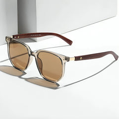 Biarritz Handcrafted Wooden Sunglasses - Classic Brown
