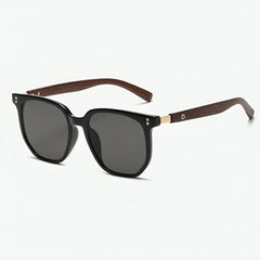 Biarritz Handcrafted Wooden Sunglasses - Jet Black
