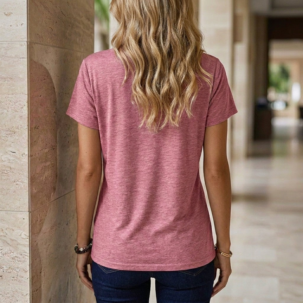 Birdie Draped Cowl Neck Tee