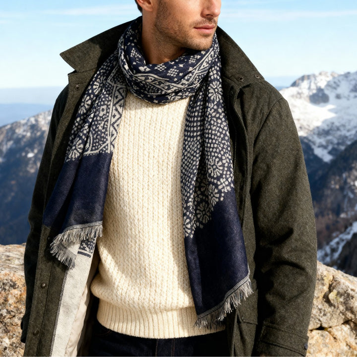 Bordeaux Soft Cotton Scarf