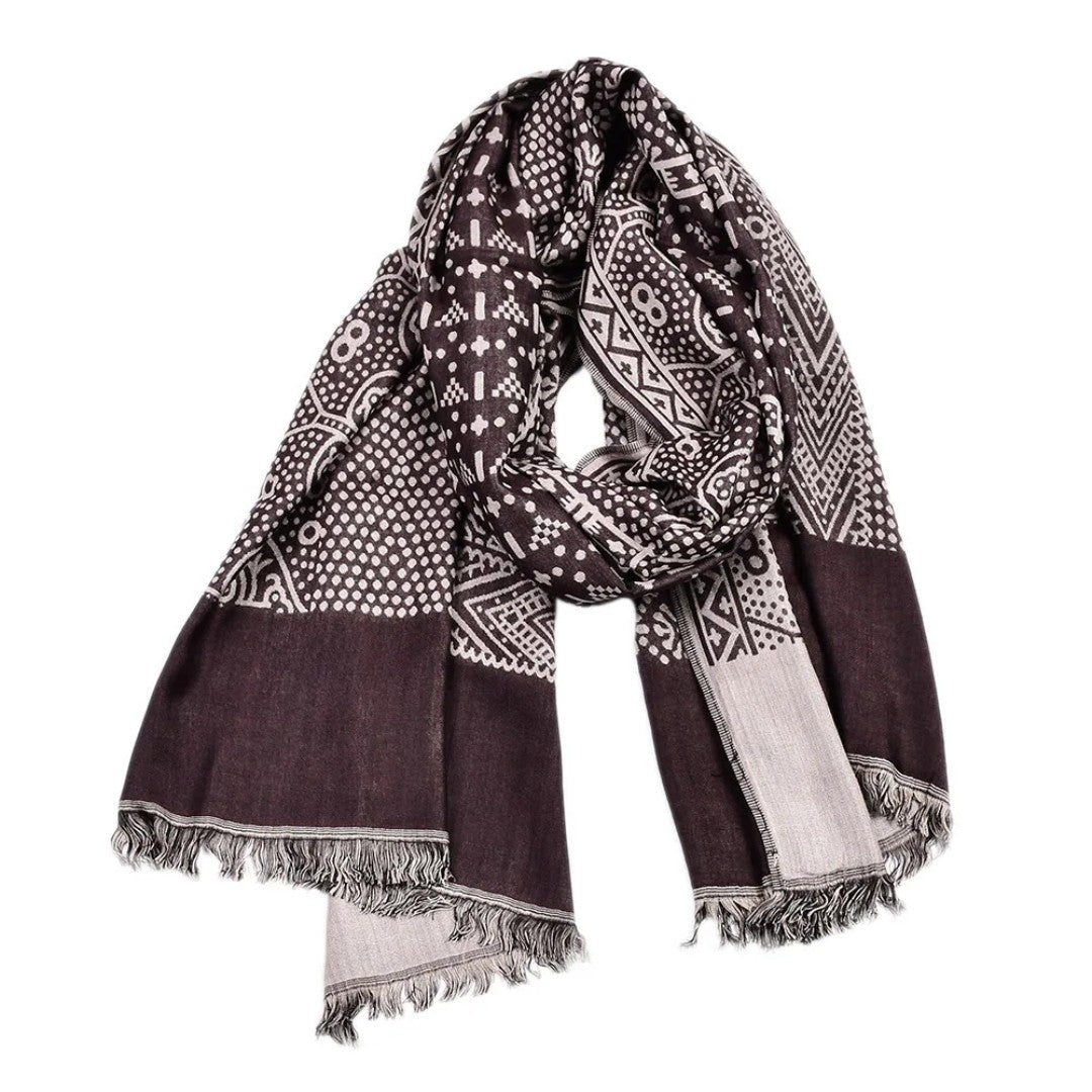 Bordeaux Soft Cotton Scarf