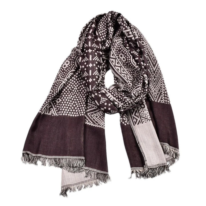 Bordeaux Soft Cotton Scarf