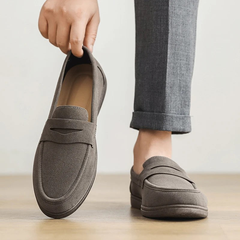 Boulder Slip-On Loafers - Charcoal