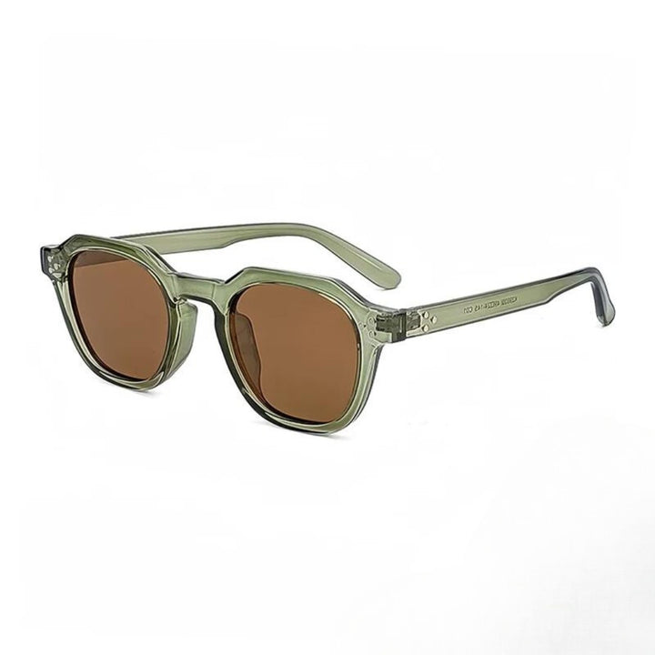 Brunetti Modern Sunglasses - Gilded Emerald
