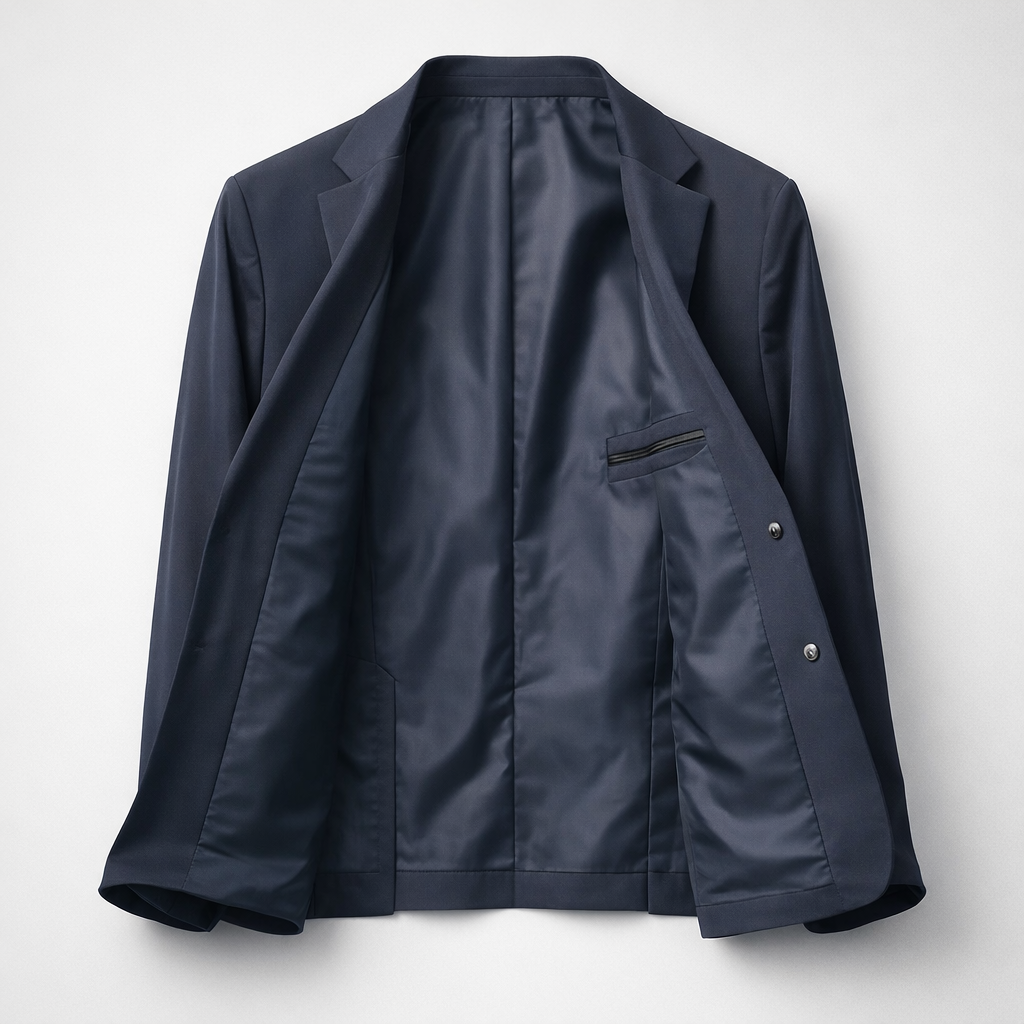 Interior lining and inner chest pocket
