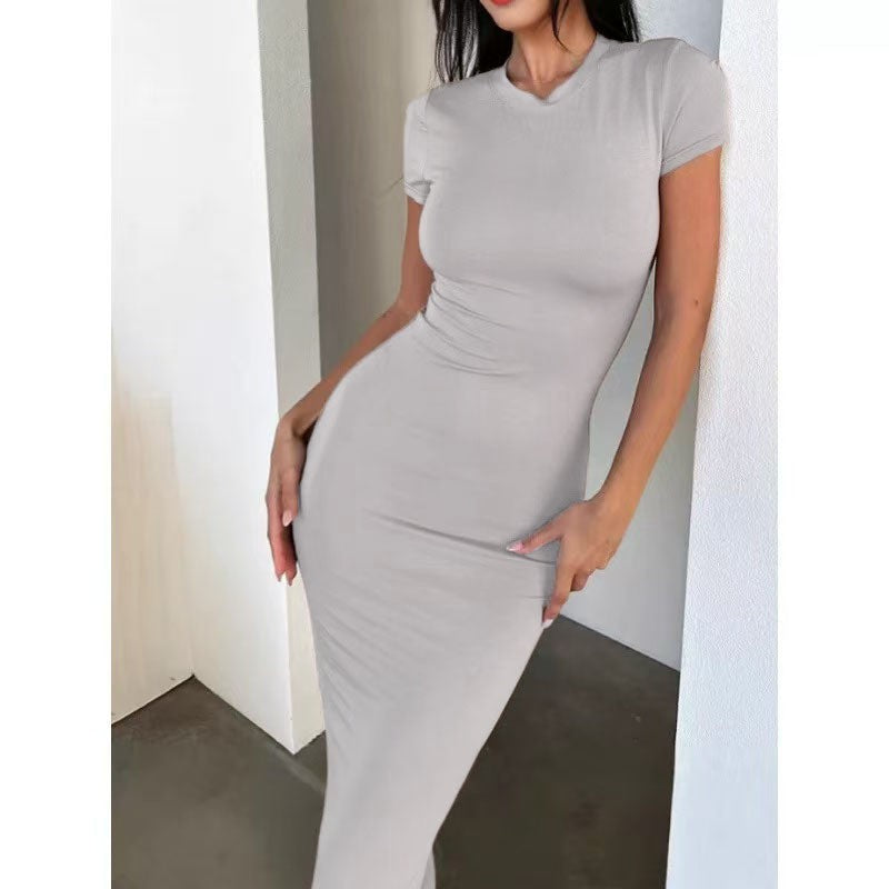 Castellano Slim Fit Dress - Heather Gray