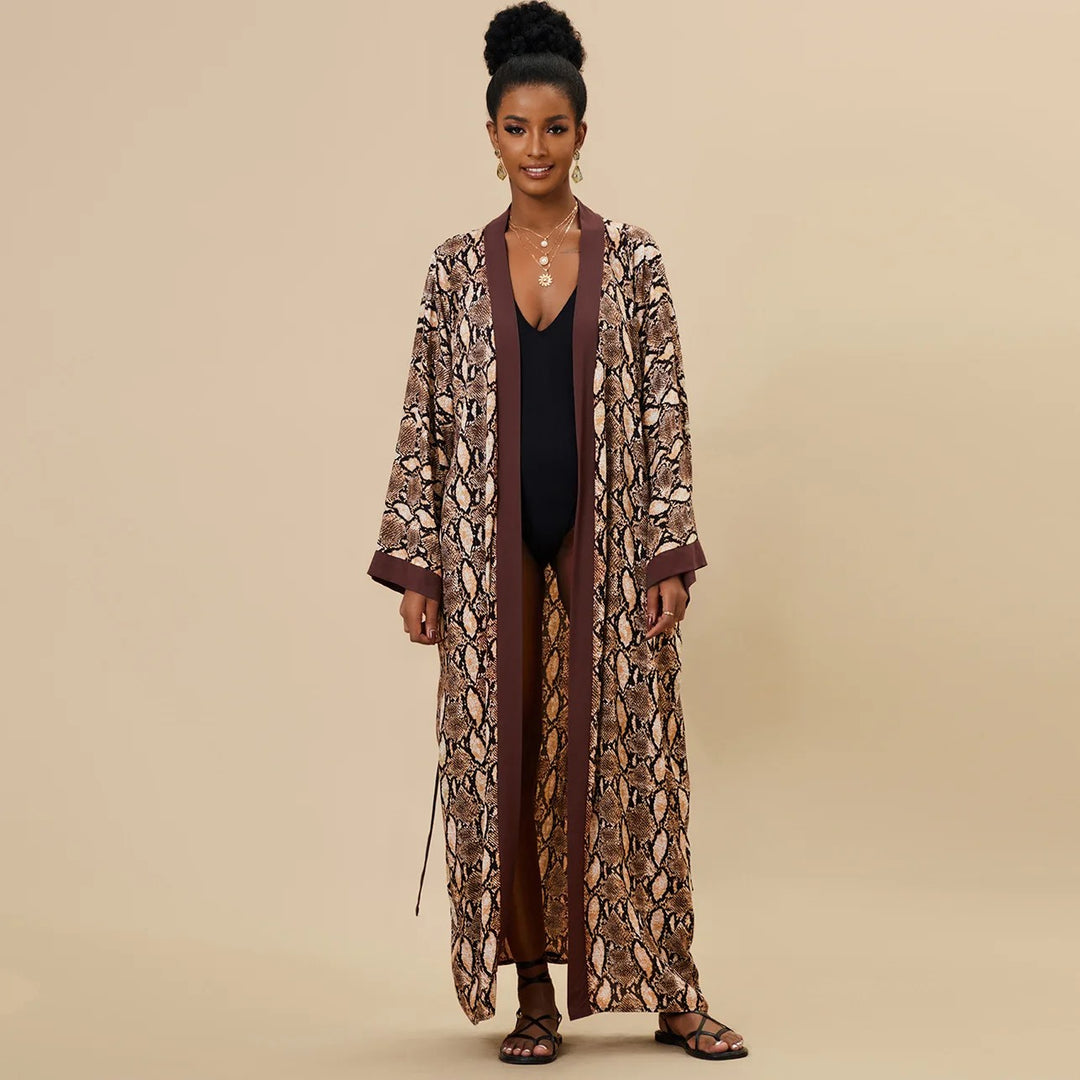 Cala Tie-Dye Cover-Up - Serpent Print