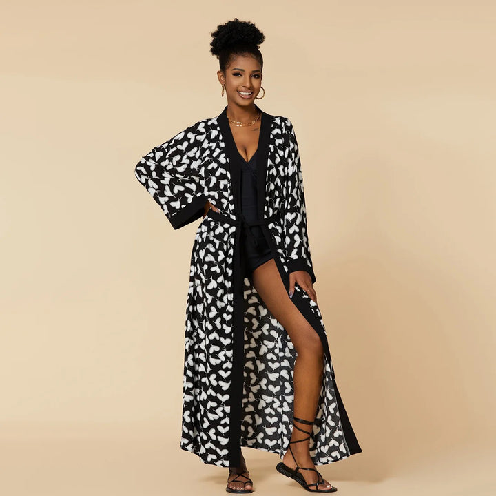 Cala Tie-Dye Cover-Up - Onyx Abstract