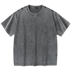 Caledon Washed Cotton T-Shirt - Ash Wash