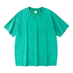 Caledon Washed Cotton T-Shirt - Forest Wash