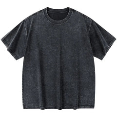 Caledon Washed Cotton T-Shirt - Graphite Wash
