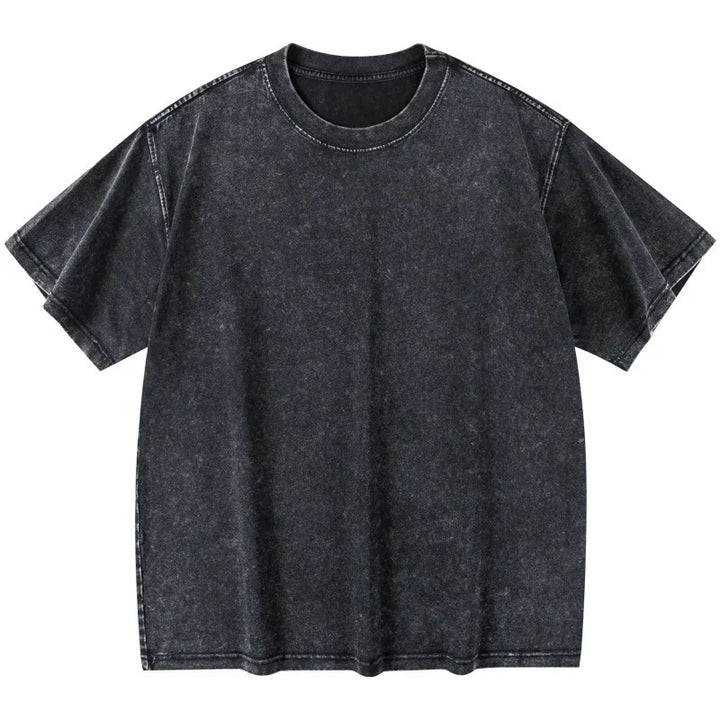 Caledon Washed Cotton T-Shirt - Graphite Wash