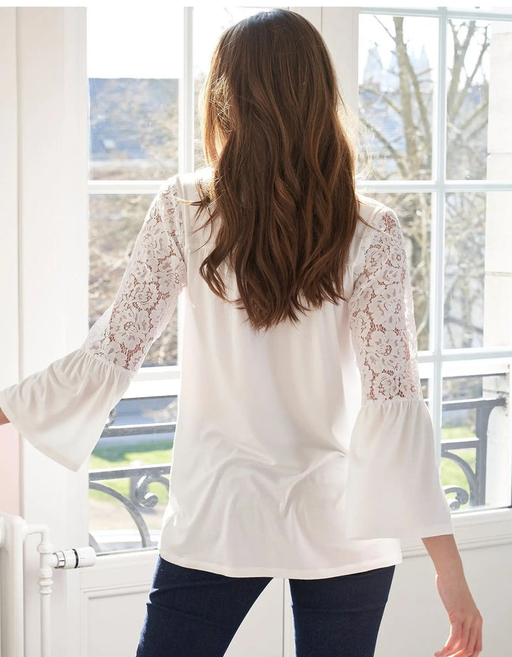 Calla Lace Flare Blouse