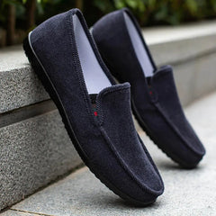 Canyon Canvas Slip-On Loafers - Navy