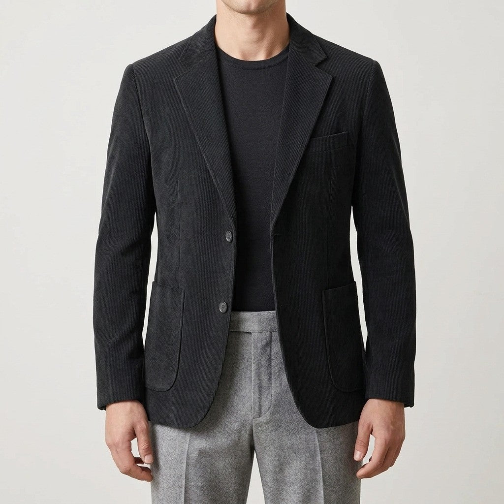Cavalleri Corduroy Blazer - Black