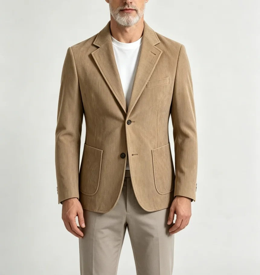 Cavalleri Corduroy Blazer - Desert Khaki