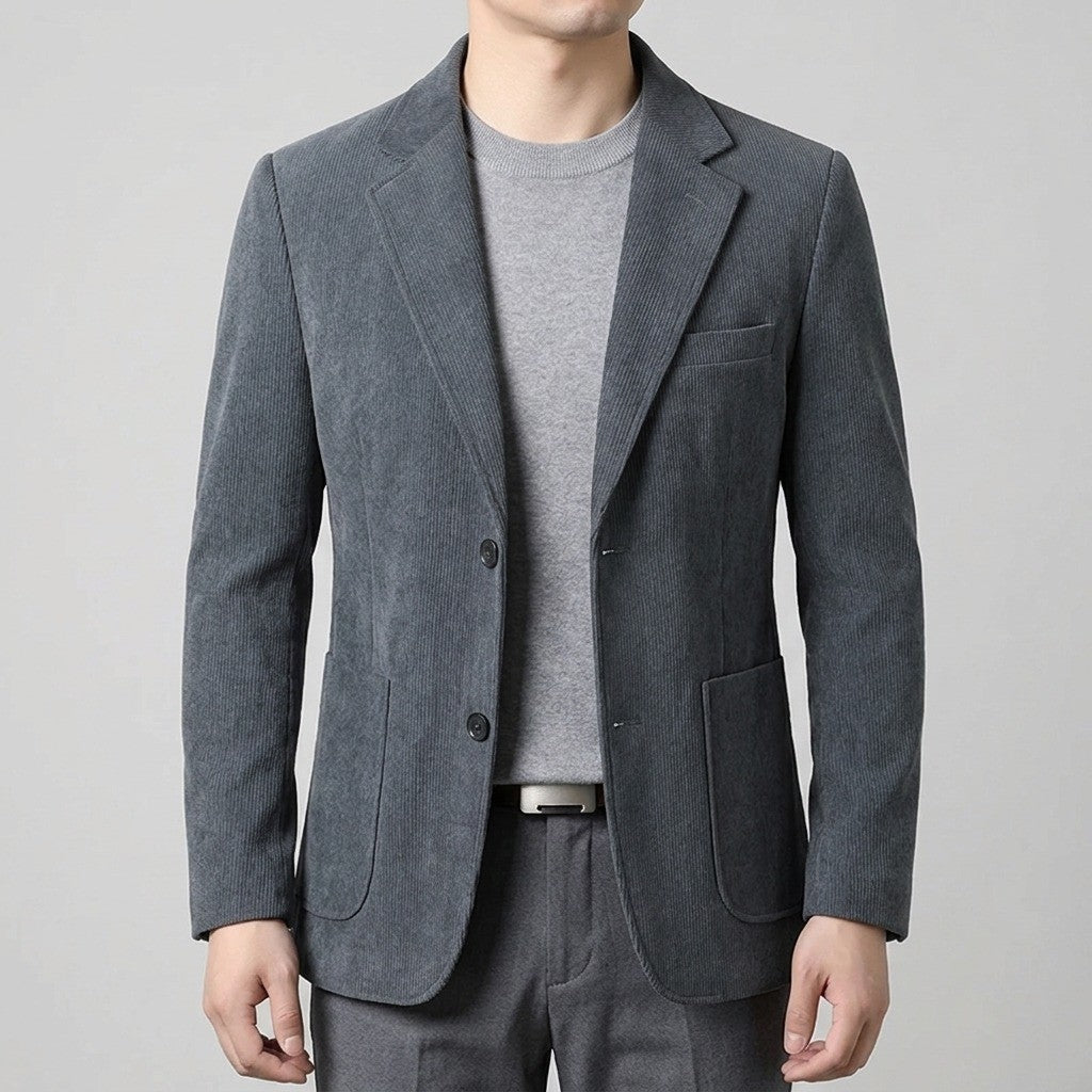 Cavalleri Corduroy Blazer - Slate Grey