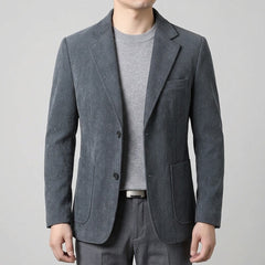 Cavalleri Corduroy Blazer - Slate Grey
