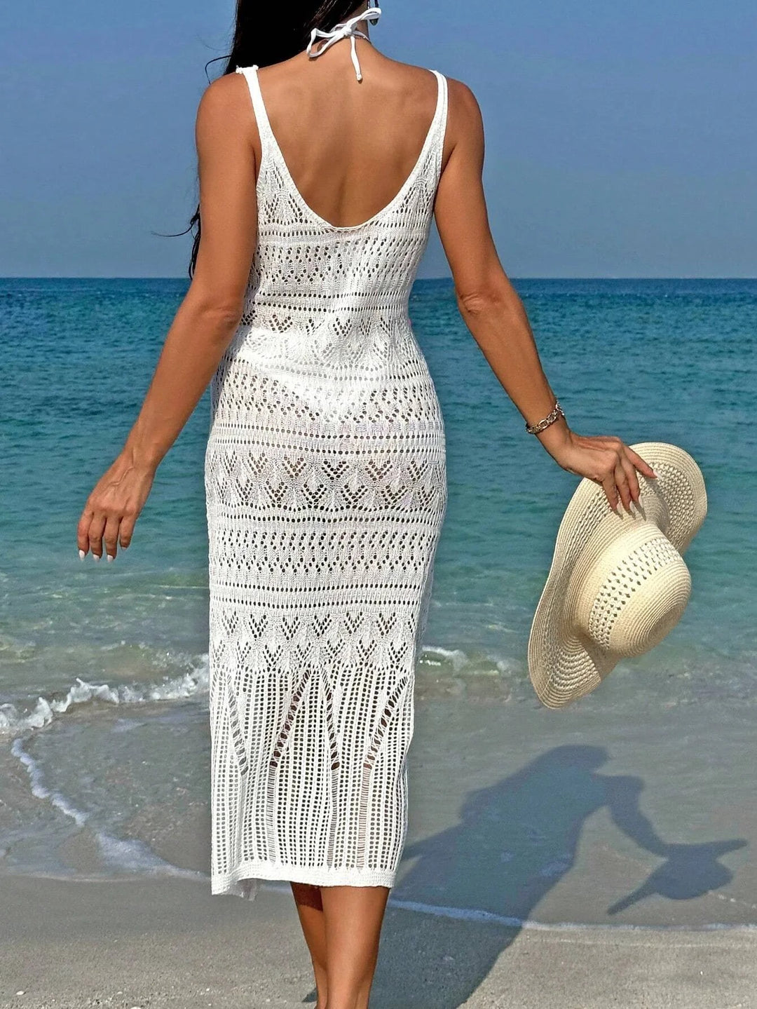 Celeste Hollow Out Maxi Dress