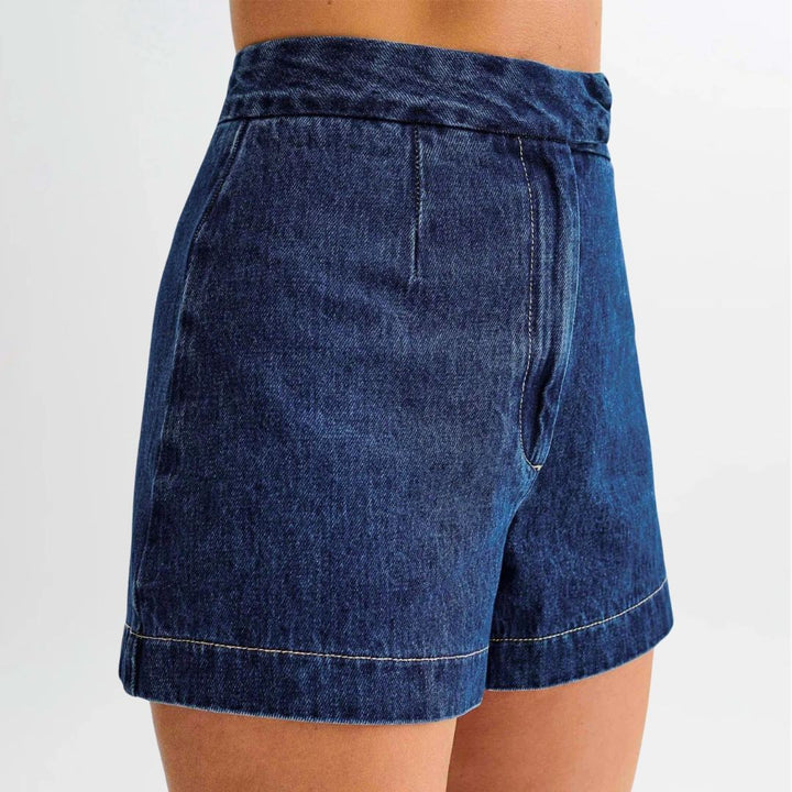 Chanoire Denim Vest Shorts Set