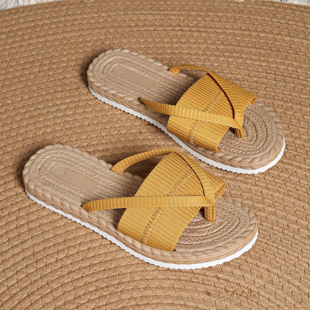 Chantilly Comfort Slides - Citron