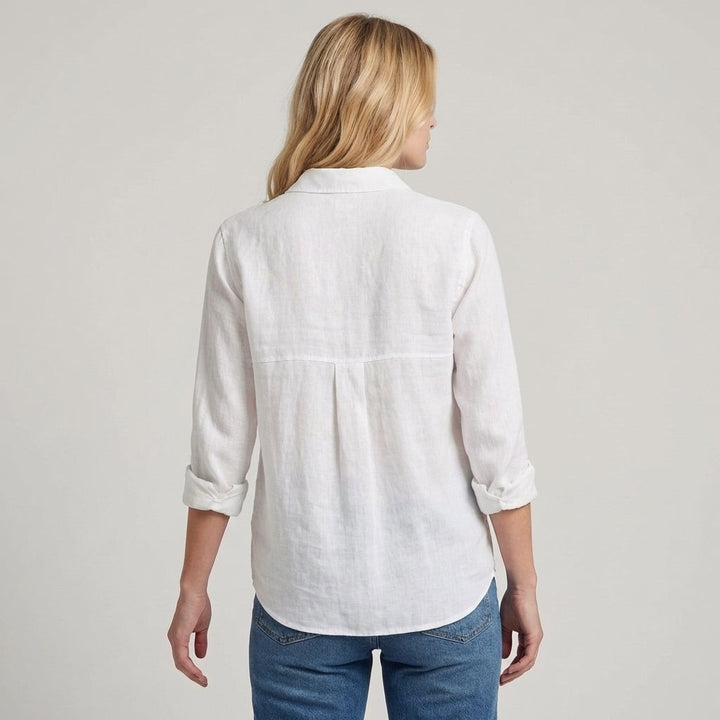 Chantilly Relaxed Button Blouse