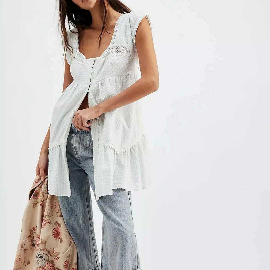 Cora Ruffle Babydoll Dress