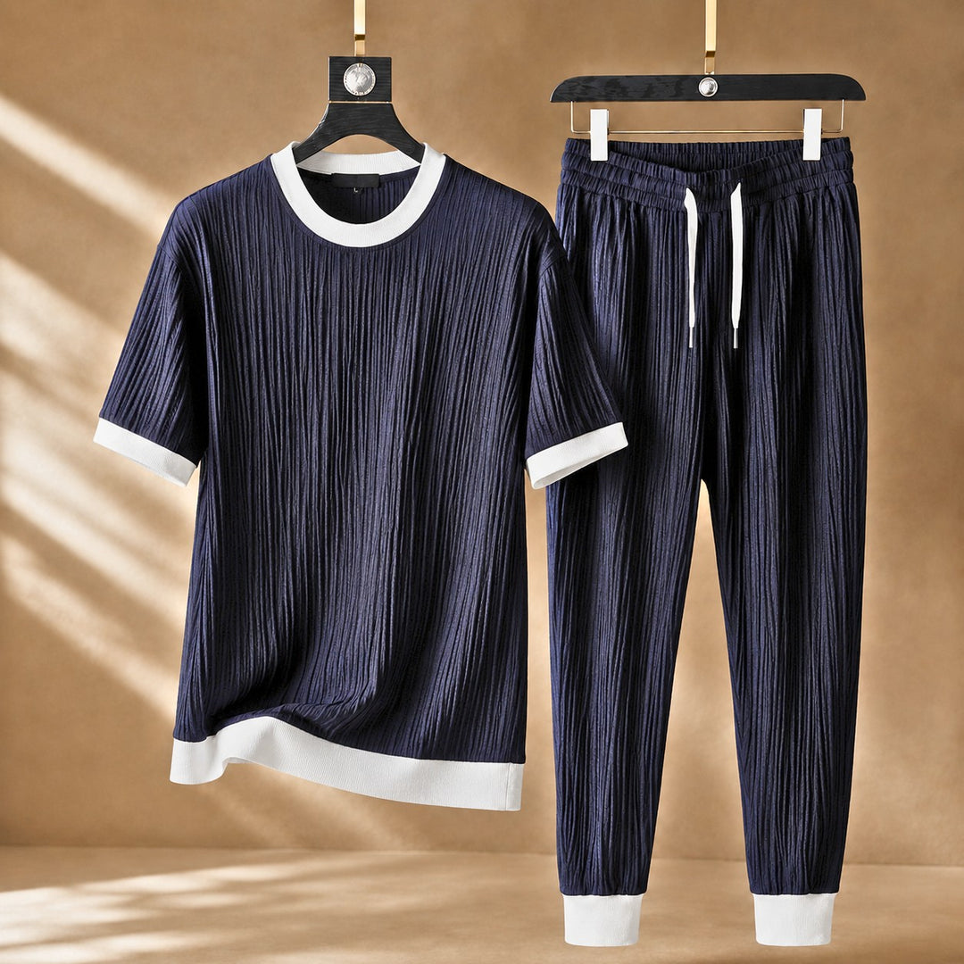 Corelli Ice Silk Set - Deep Navy