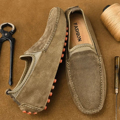 Crestview Handmade Driving Loafers - Desert Khaki