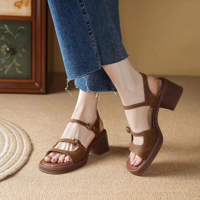 Cremona Platform Block Sandals