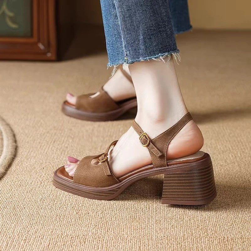 Cremona Platform Block Sandals