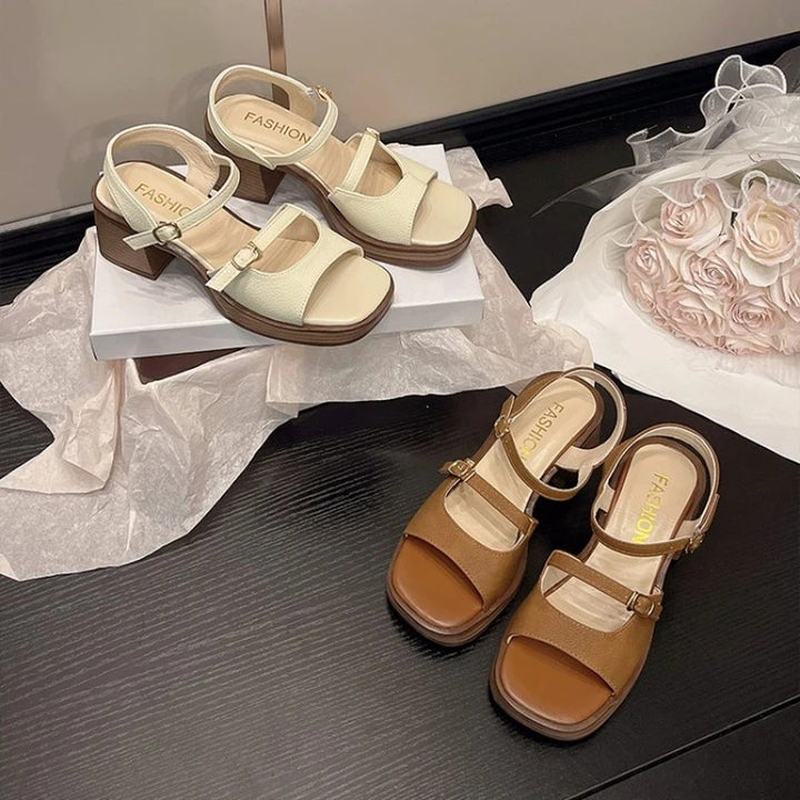 Cremona Platform Block Sandals