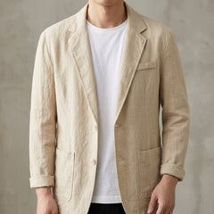 Sorrento Cotton-Linen Blazer