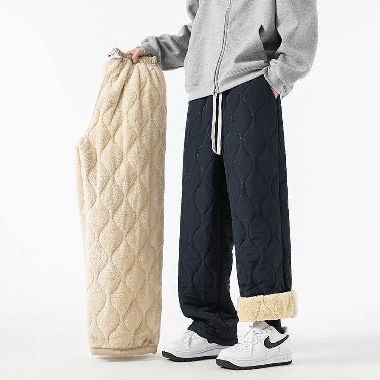 Davos Quilted Lounge Pants - Midnight Navy