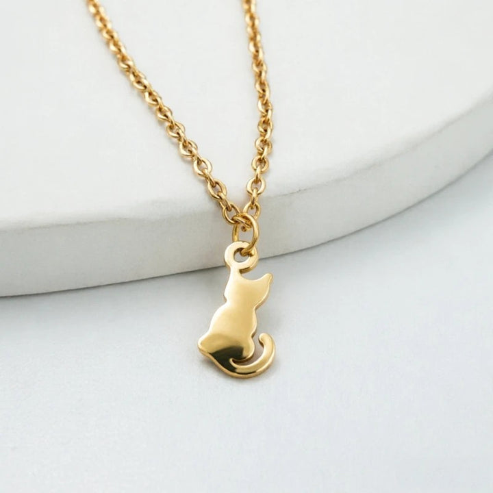 Deveraux Cat Necklace - Gold