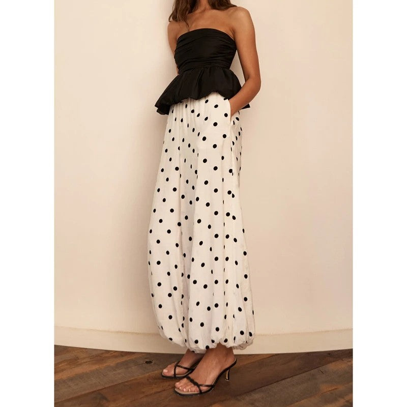 Elara Dot Print Trousers