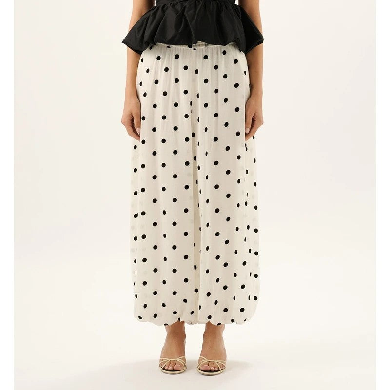 Elara Dot Print Trousers