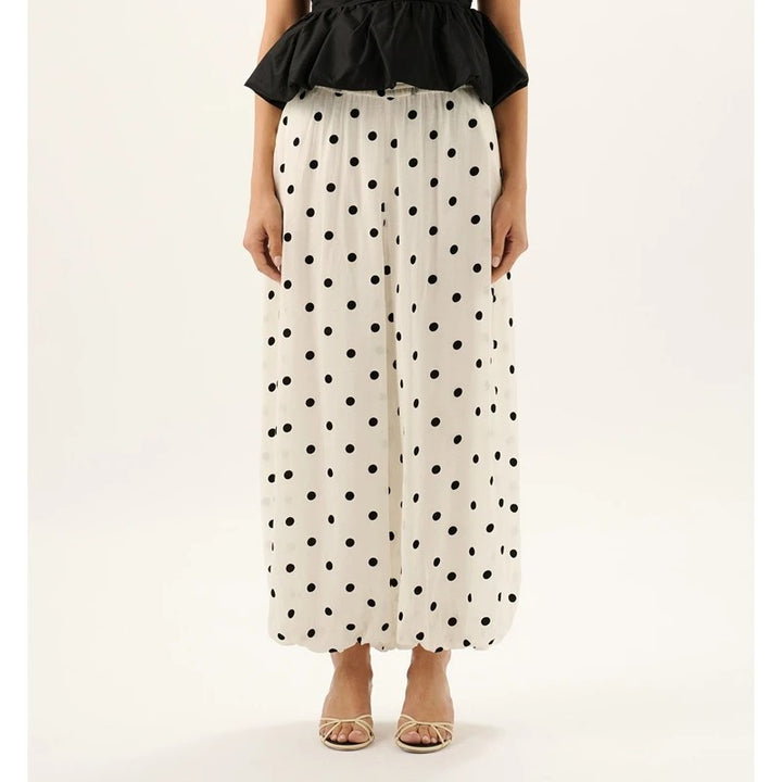 Elara Dot Print Trousers