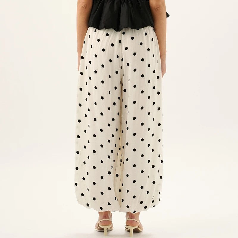 Elara Dot Print Trousers