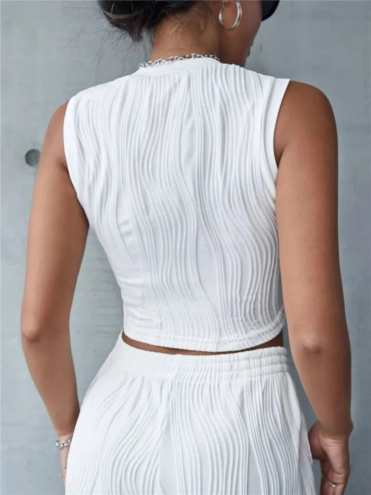 Elara Rib Knit Crop Top
