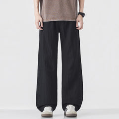 Serres Men's Wide Trousers - Black