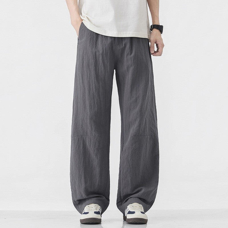 Serres Men's Wide Trousers - Grey