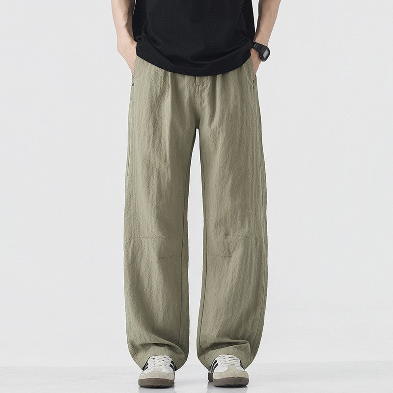 Serres Men's Wide Trousers - Khaki