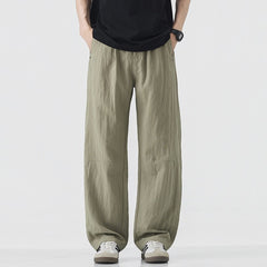 Serres Men's Wide Trousers - Khaki