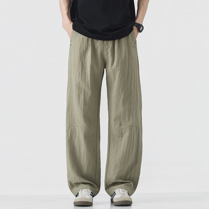 Serres Men's Wide Trousers - Khaki